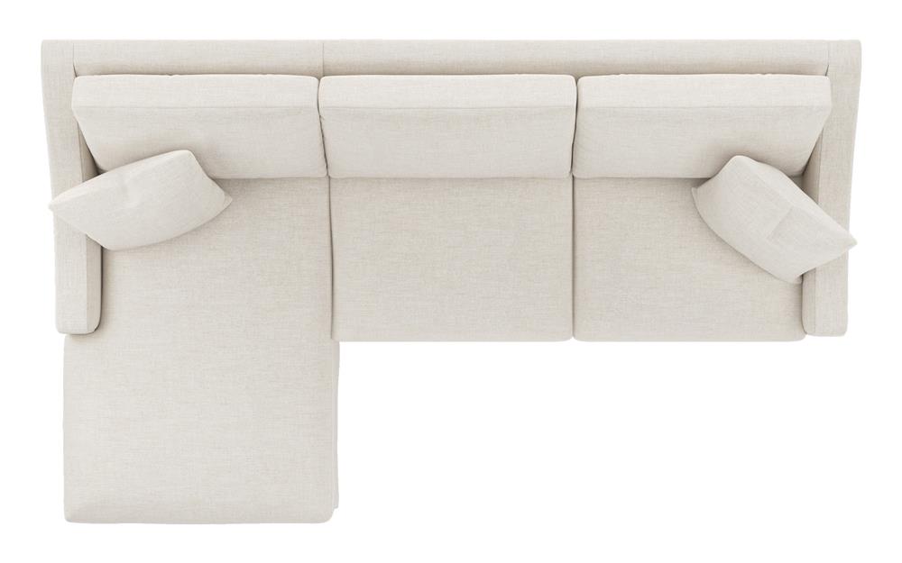 Avery Sea Salt Performance Slipcovered Chaise Sectional - Left Chaise - 110&quot;|