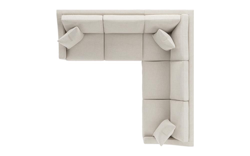 Avery Sea Salt Performance Slipcovered Corner Sectional - Left End - 111&quot;|