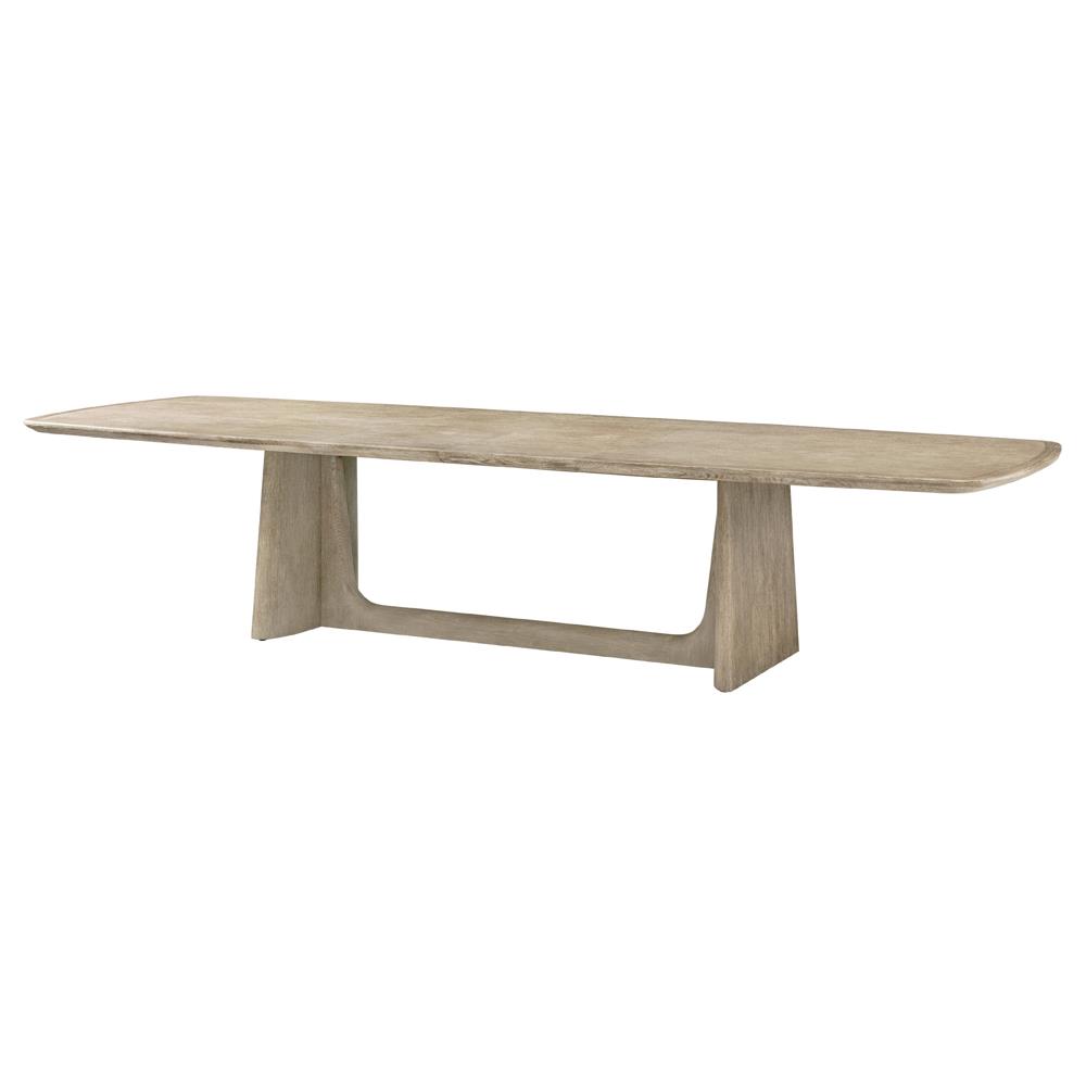 Nell Modern Grey Oak Extendable Dining Table - 98-134