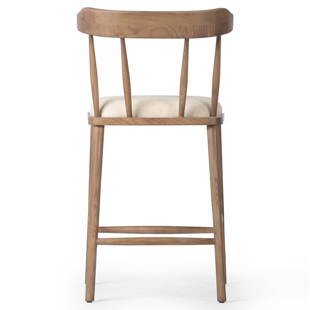 Bella Modern Classic Cream Performance Windsor Counter Stool|