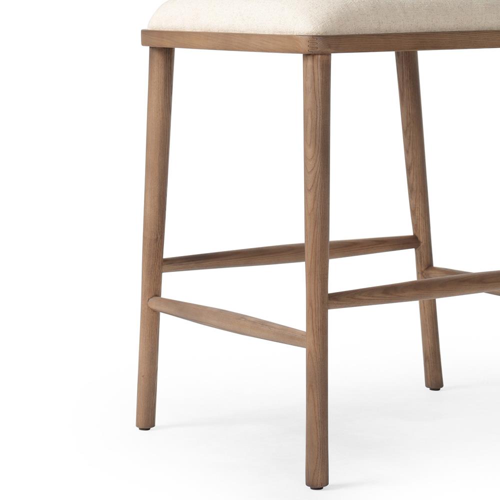 Bella Modern Classic Cream Performance Windsor Counter Stool|