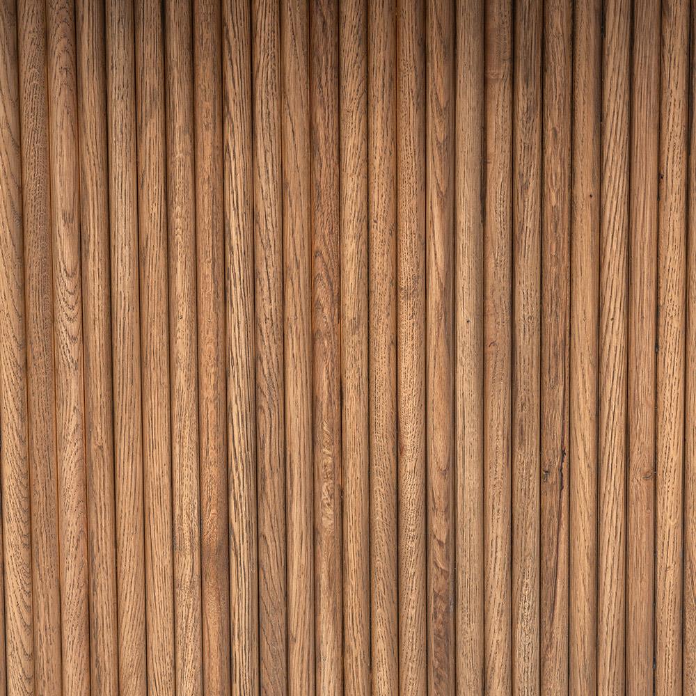 Velle Coastal Beach Brown Oak Square Dining Table - 60"|