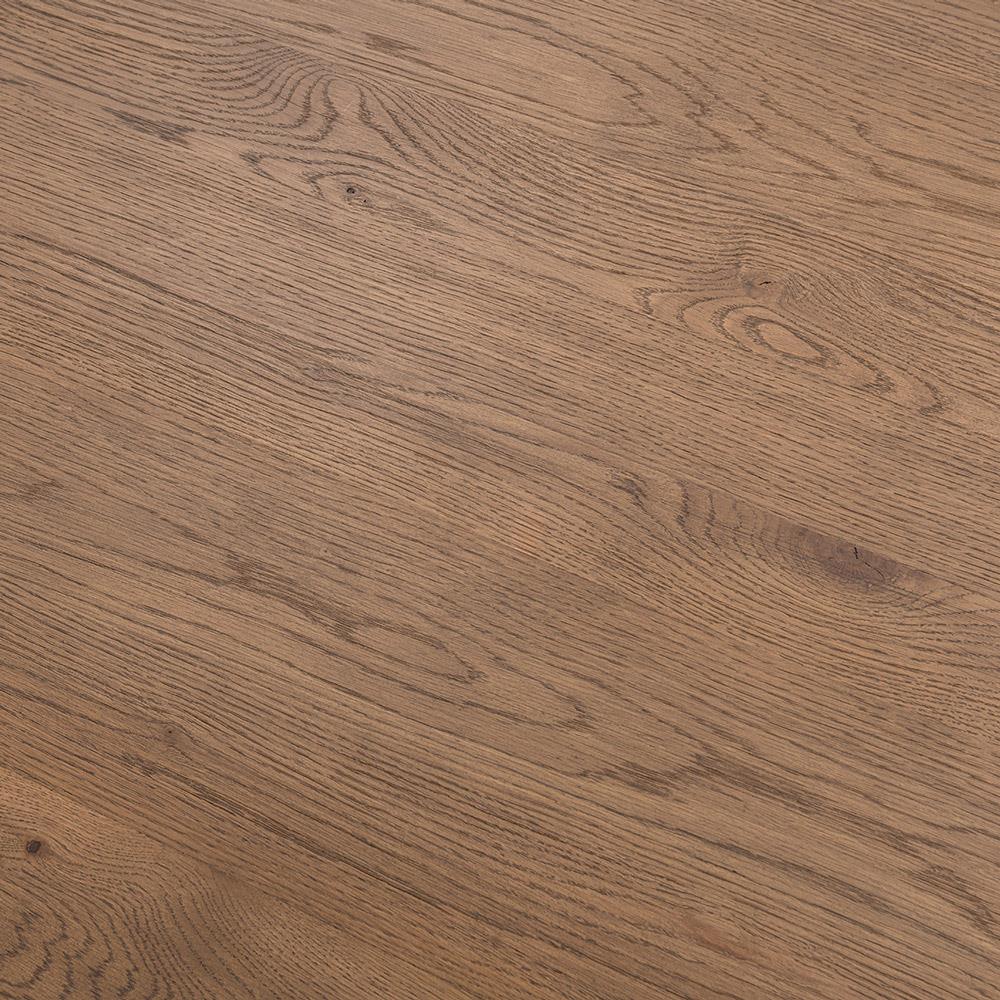 Velle Coastal Beach Brown Oak Square Dining Table - 60"|