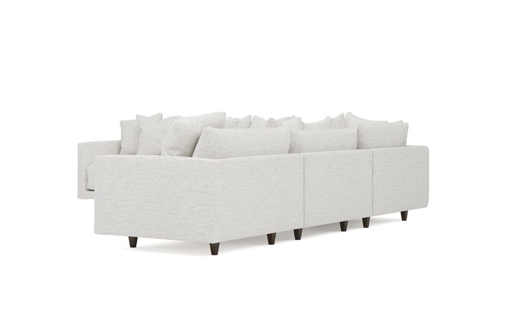 Toulouse Heathered Ivory Performance Modular 5-Piece Corner Sectional - 129&quot;|