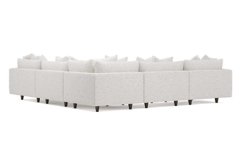 Toulouse Heathered Ivory Performance Modular 5-Piece Corner Sectional - 129&quot;|