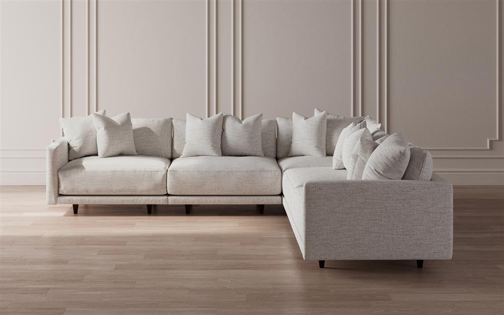 Toulouse Porcelain Performance Modular 5-Piece Corner Sectional - 129&quot;|