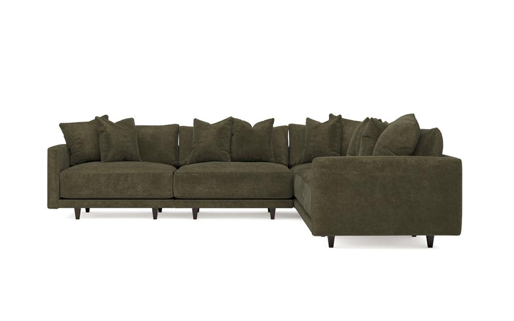 Toulouse Tuscan Olive Modular 5-Piece Corner Sectional - 129&quot;|