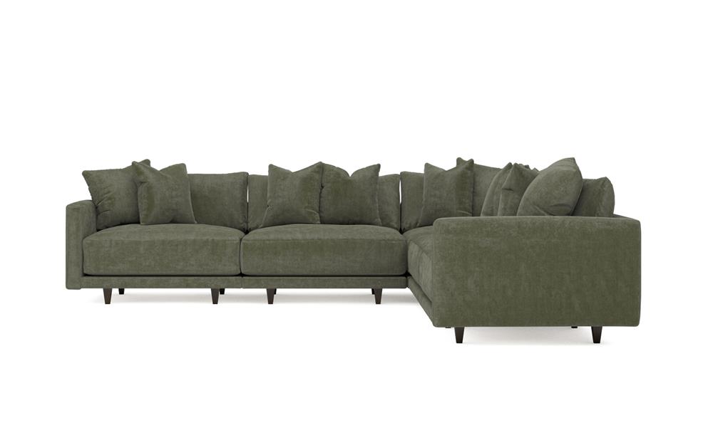 Toulouse Sage Green Modular 5-Piece Corner Sectional - 129&quot;|