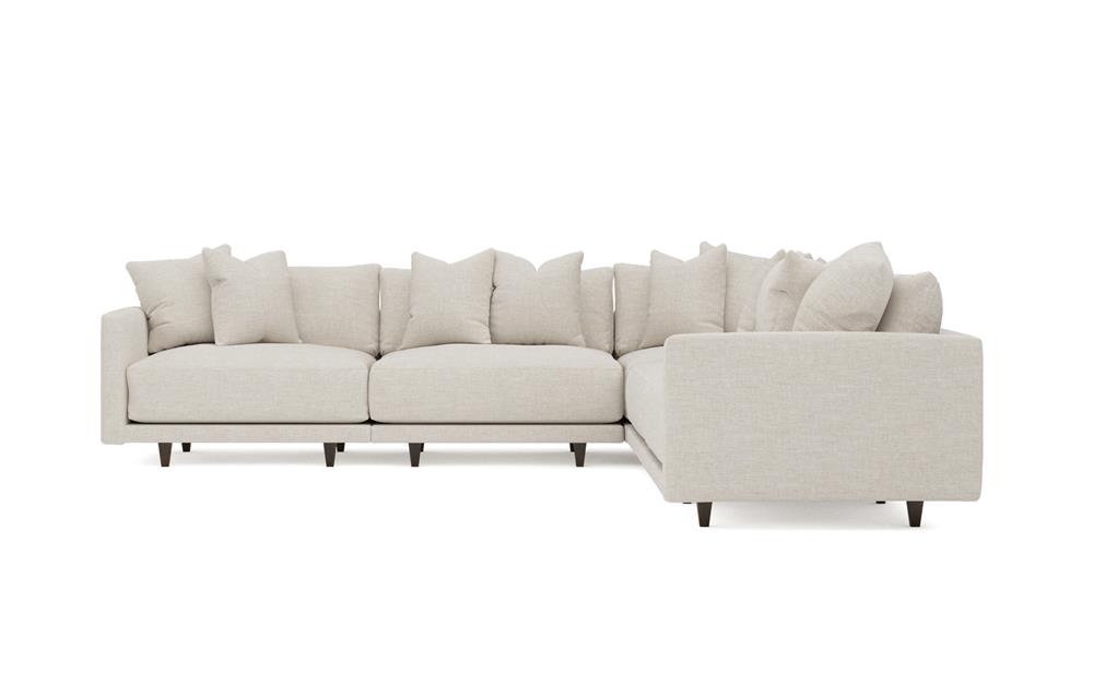 Toulouse Sea Salt Performance Modular 5-Piece Corner Sectional - 129&quot;|