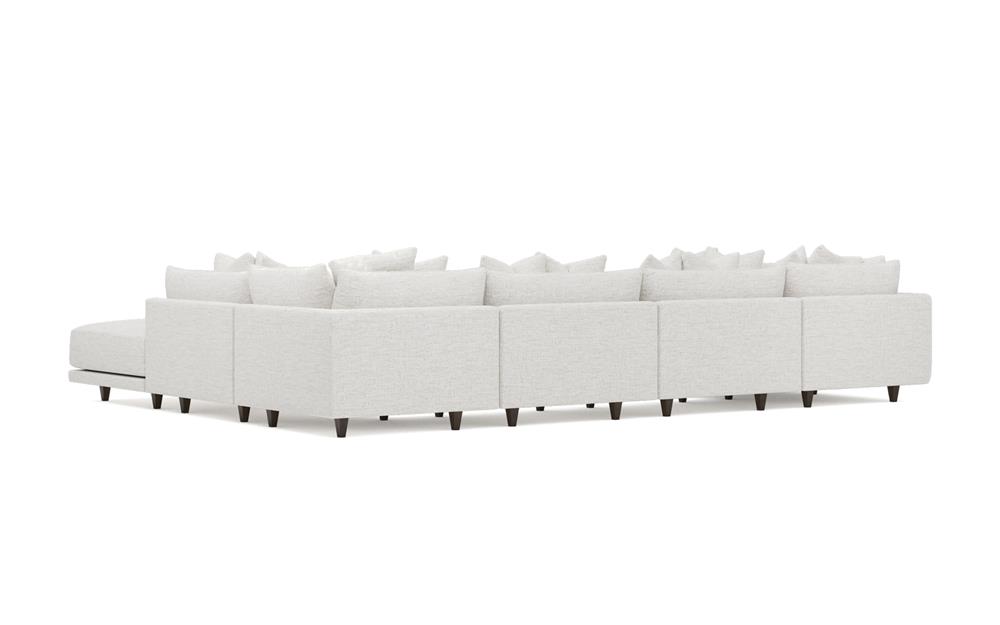 Toulouse Heathered Ivory Performance Modular 8-Piece U-Shaped Sectional - 166&quot;|