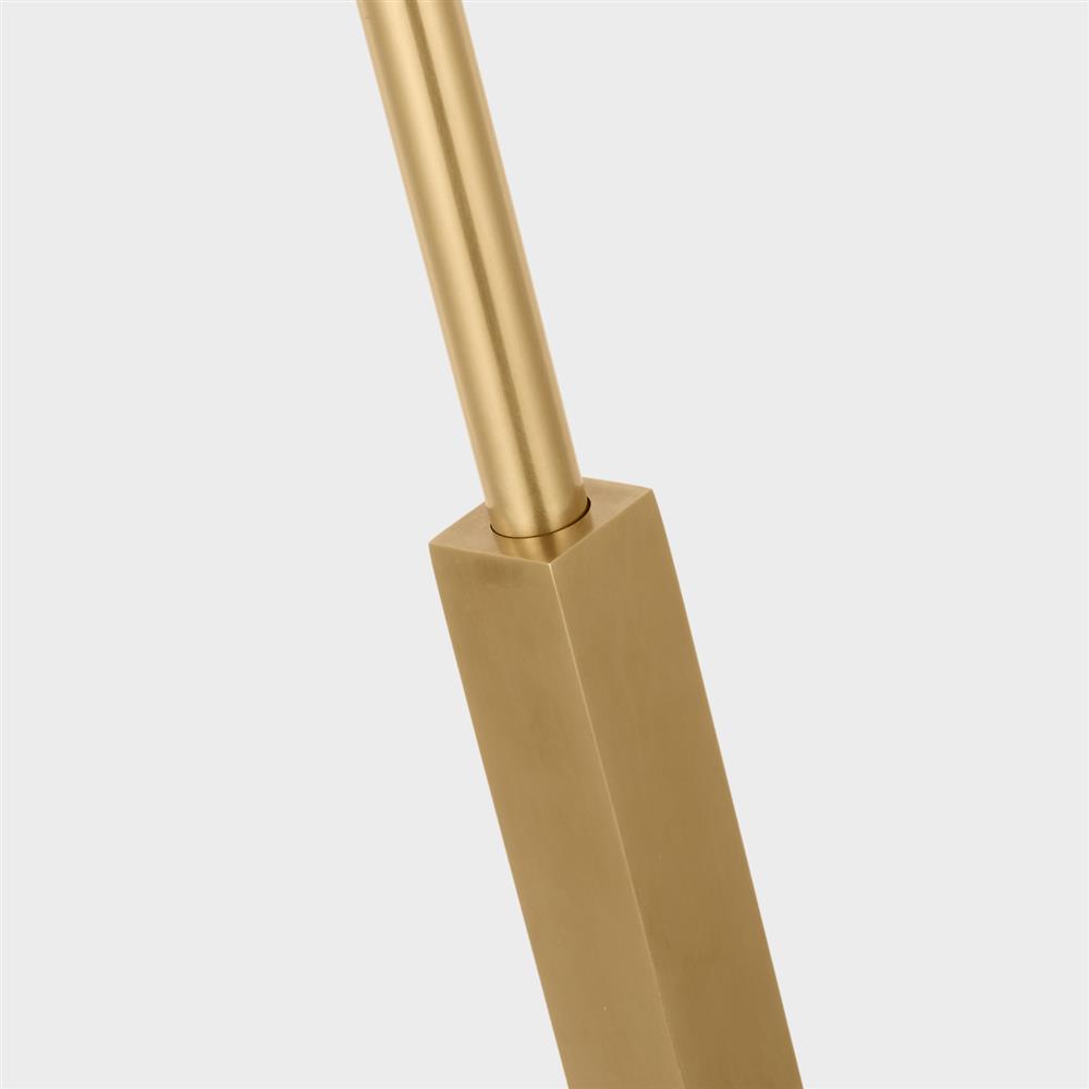 Visual Comfort Hackney Modern Classic Antique Brass Cordless Floor Lamp|