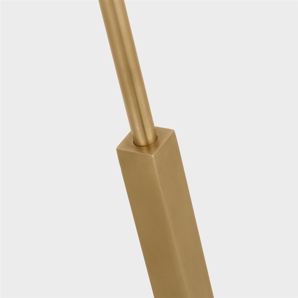 Visual Comfort Hackney Modern Classic Antique Brass Cordless Floor Lamp|