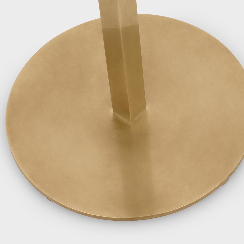 Visual Comfort Hackney Modern Classic Antique Brass Cordless Floor Lamp|