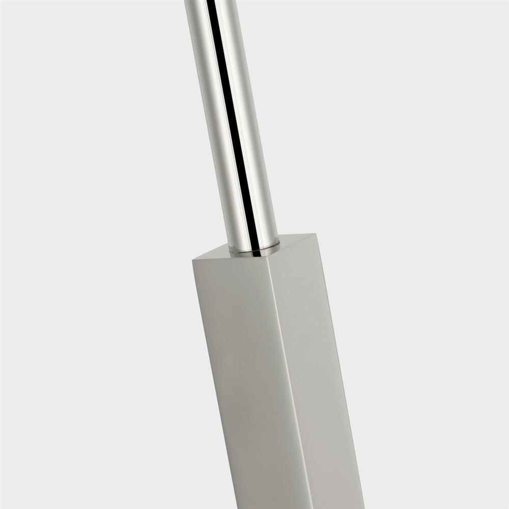 Visual Comfort Hackney Modern Classic Polished Nickel Cordless Floor Lamp|