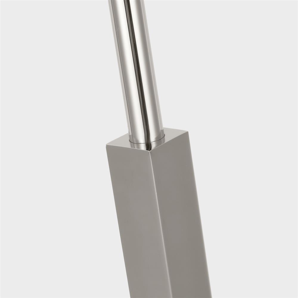 Visual Comfort Hackney Modern Classic Polished Nickel Cordless Floor Lamp|
