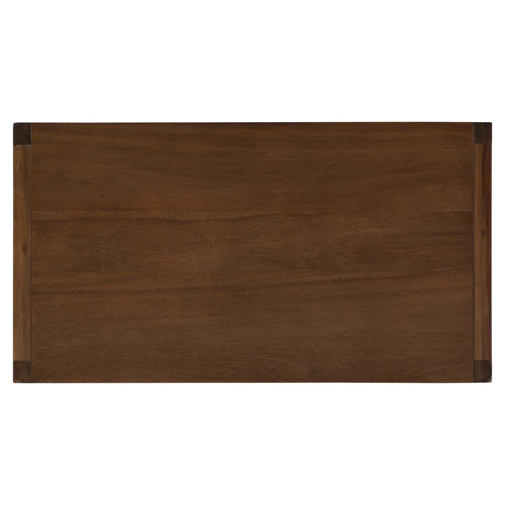 Timmy Rustic Lodge Brown Acacia Wood Nightstand|