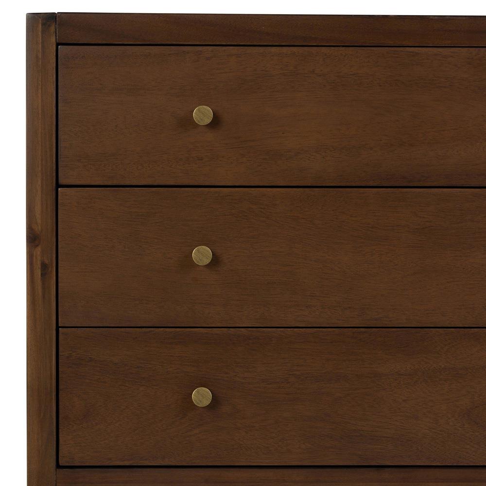 Timmy Rustic Lodge Brown Acacia Wood Nightstand|