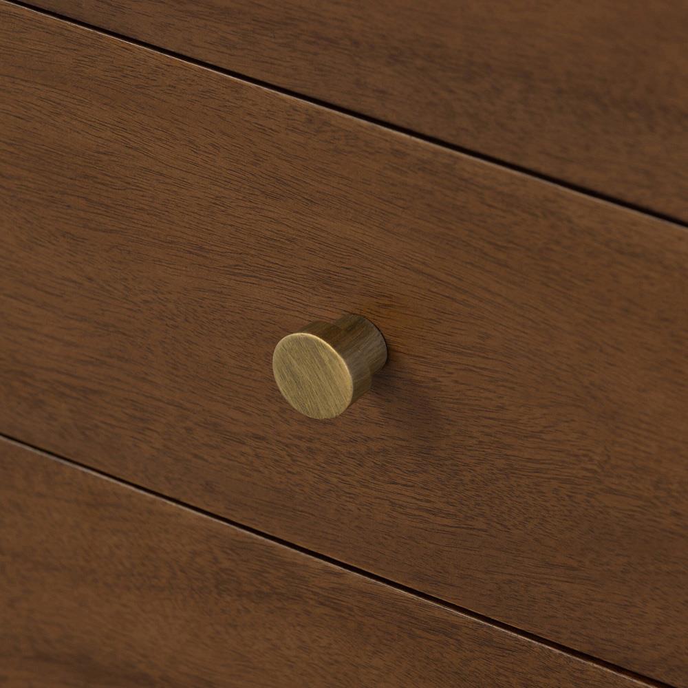 Timmy Rustic Lodge Brown Acacia Wood Nightstand|