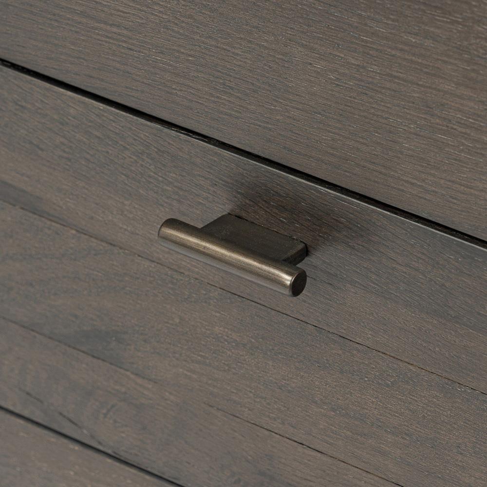 Genesis Rustic Lodge Smoked Black Oak Double Dresser|