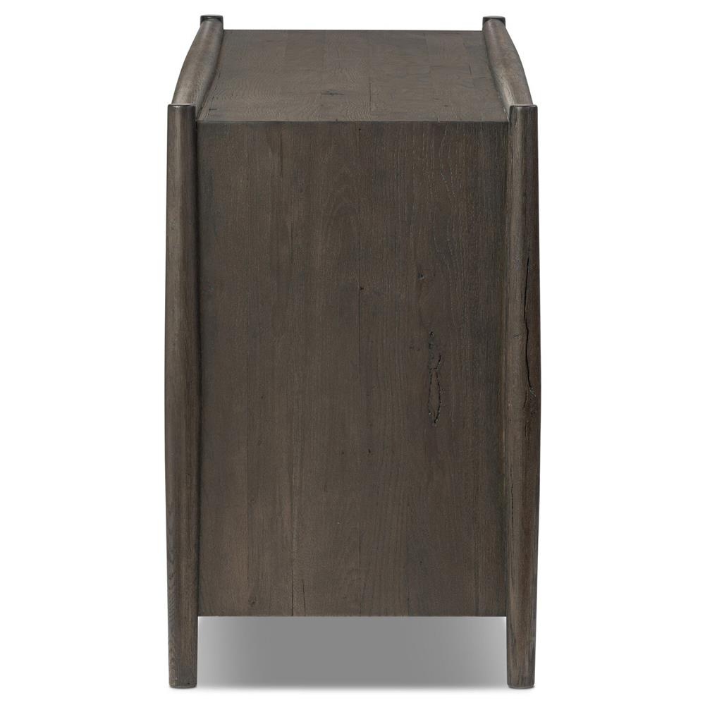 Genesis Rustic Lodge Smoked Black Oak Double Dresser|