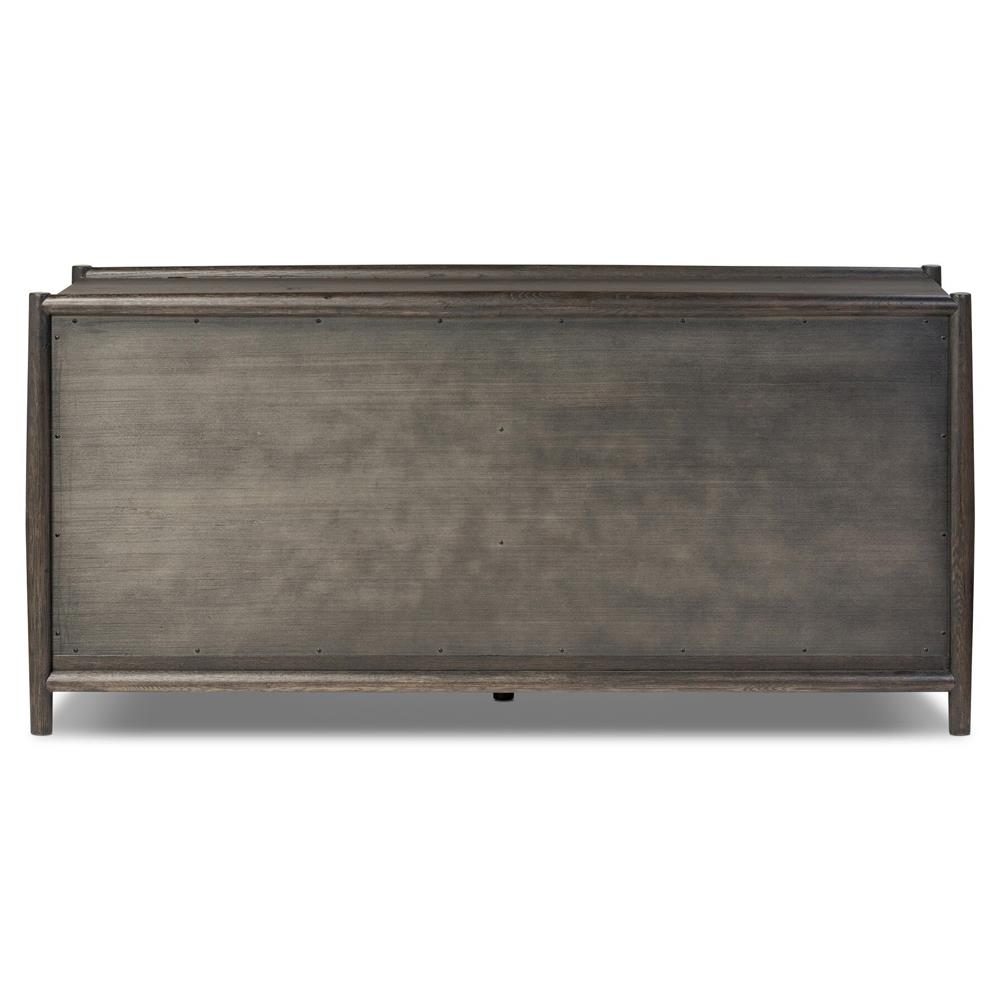 Genesis Rustic Lodge Smoked Black Oak Double Dresser|