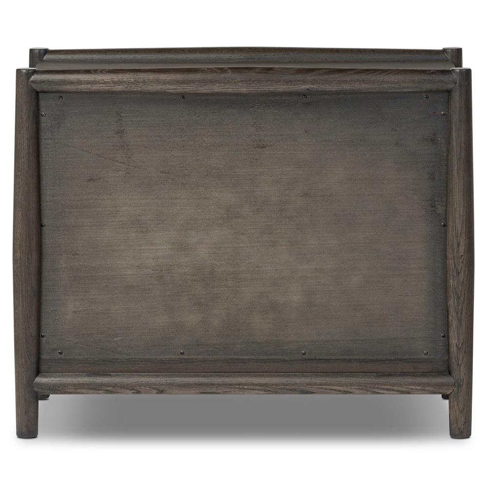 Genesis Rustic Lodge Smoked Black Oak Nightstand|
