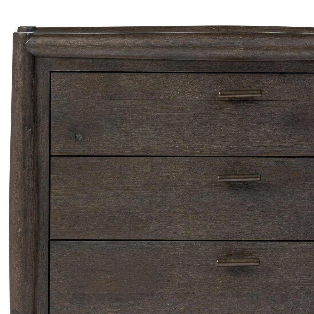 Genesis Rustic Lodge Smoked Black Oak Nightstand|