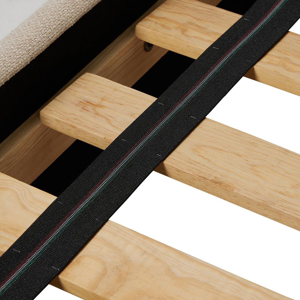 Stanley Modern Classic Beige Performance Bed - Queen|