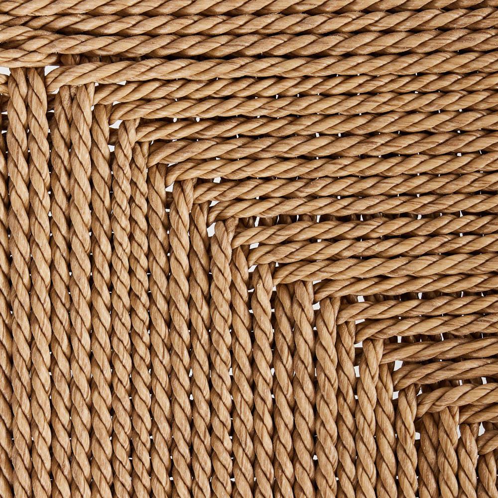 Leda Rustic Lodge Black Teak Wood Outdoor Ladderback Dining Chair|