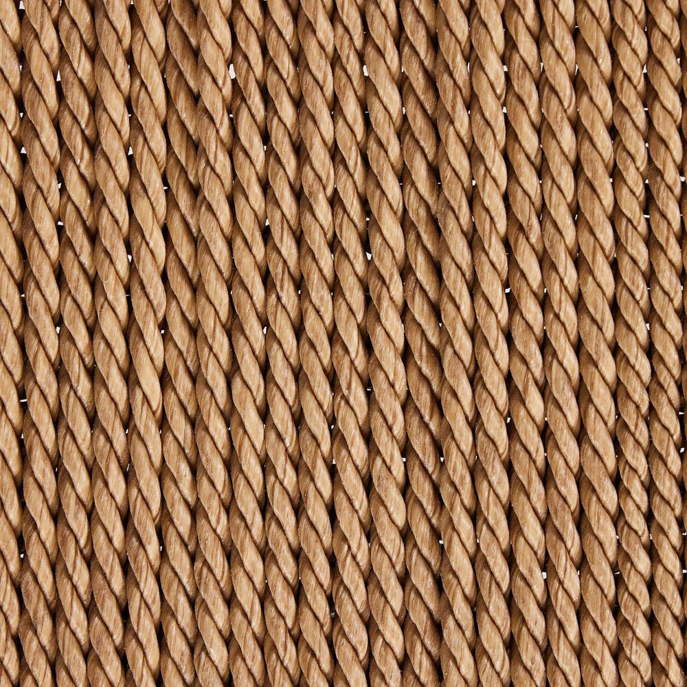 Leda Rustic Lodge Black Teak Wood Outdoor Ladderback Dining Chair|