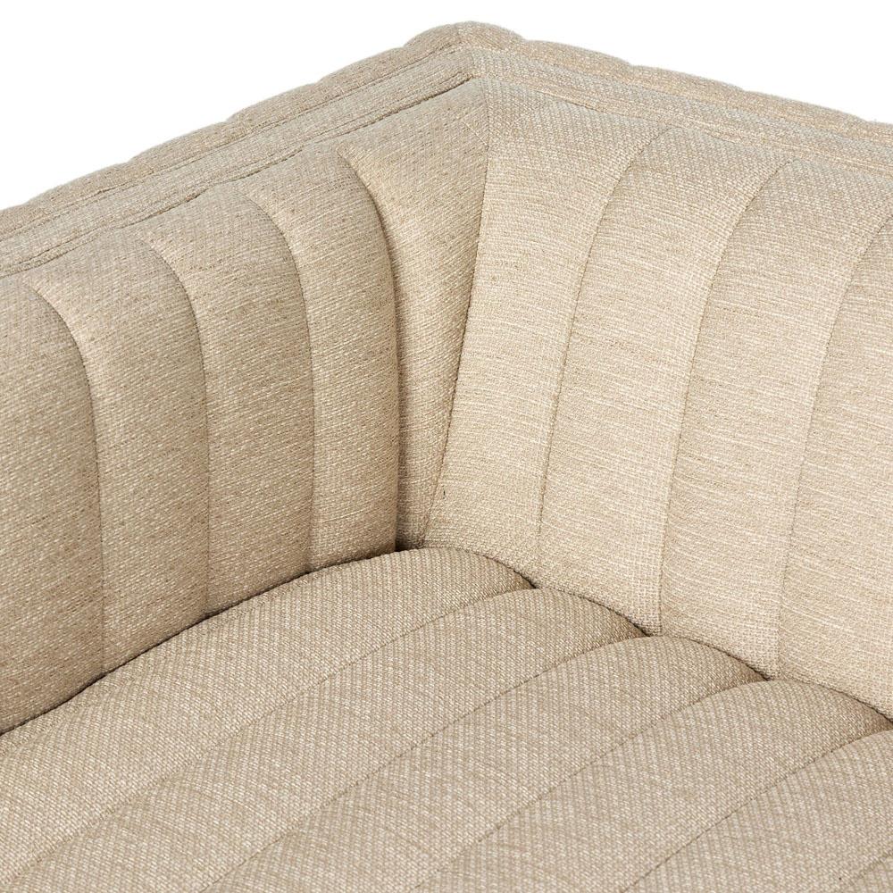 Leo Modern Classic Cream Tufted Outdoor Sofa - 97"|