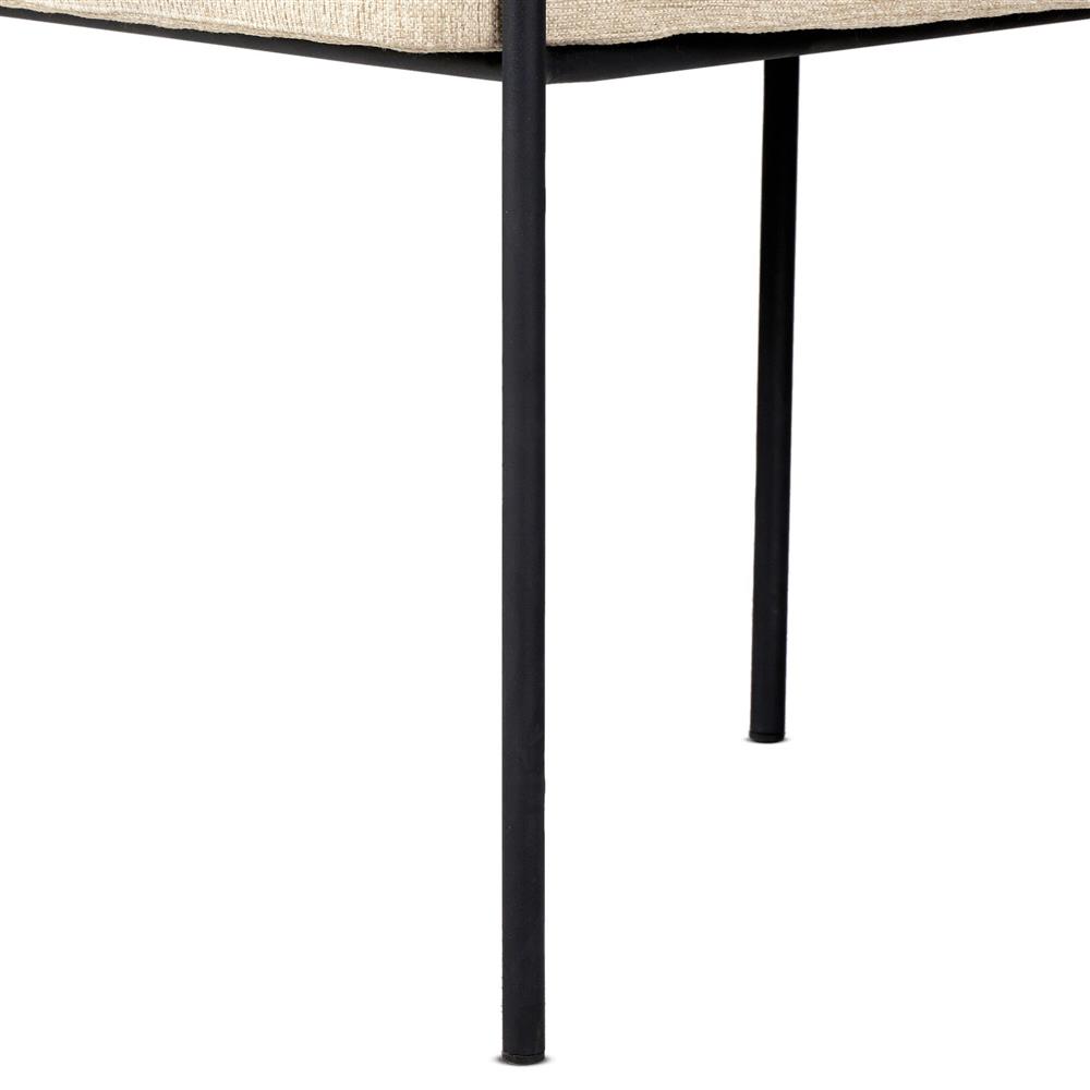 Penelope Modern Classic Beige Woven Outdoor Dining Arm Chair|