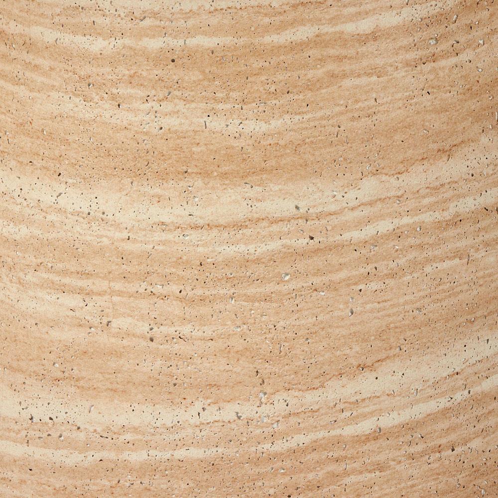 Emilia Modern Classic Beige Concrete Round Outdoor Dining Table - 48"|