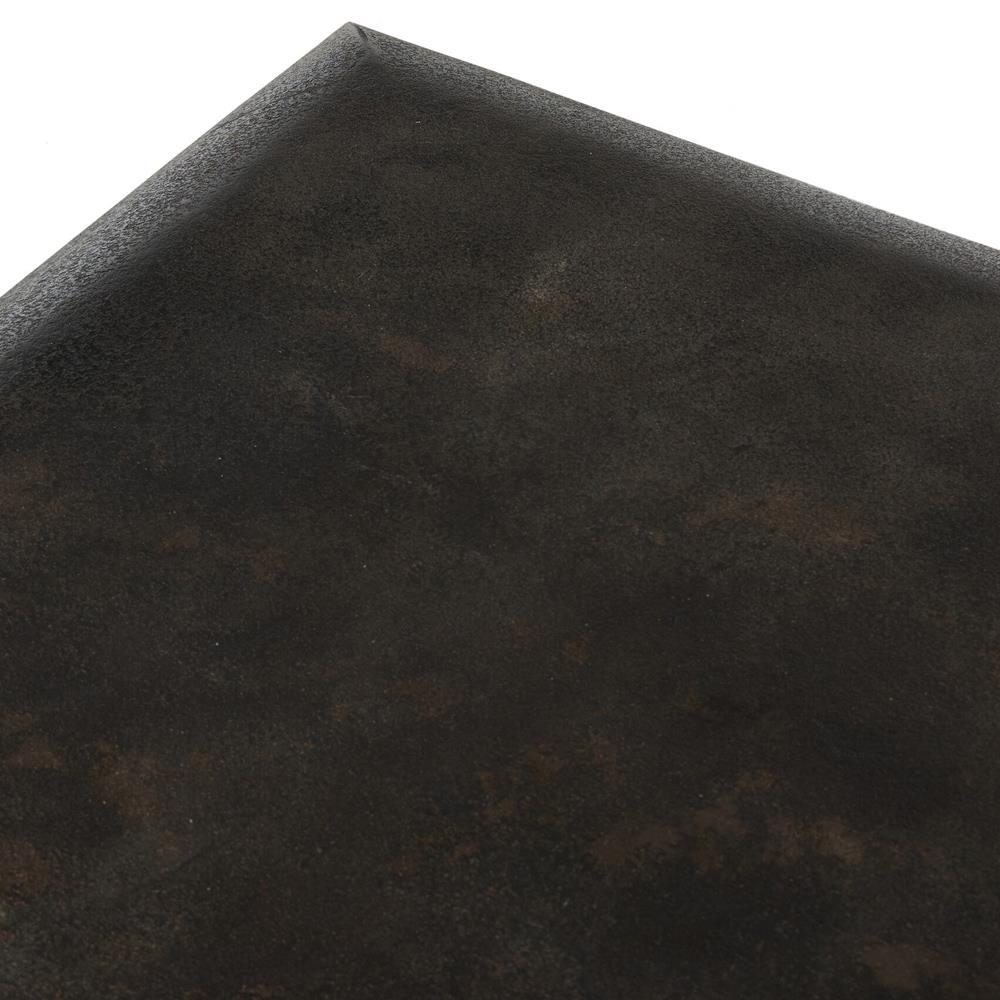 Jescha Modern Distressed Bronze Aluminum Square Outdoor Coffee Table - 48"|