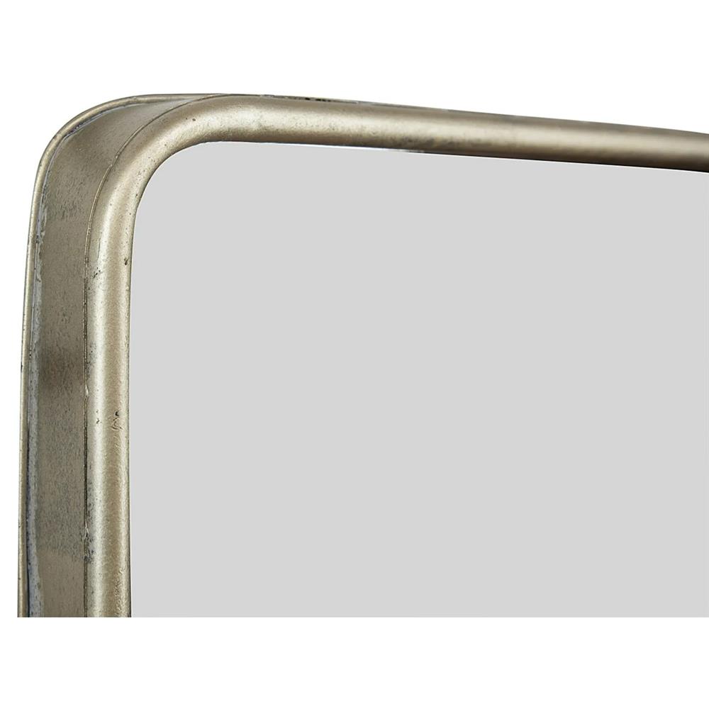 Beauden Modern Classic Antique Nickel Wall Mirror|