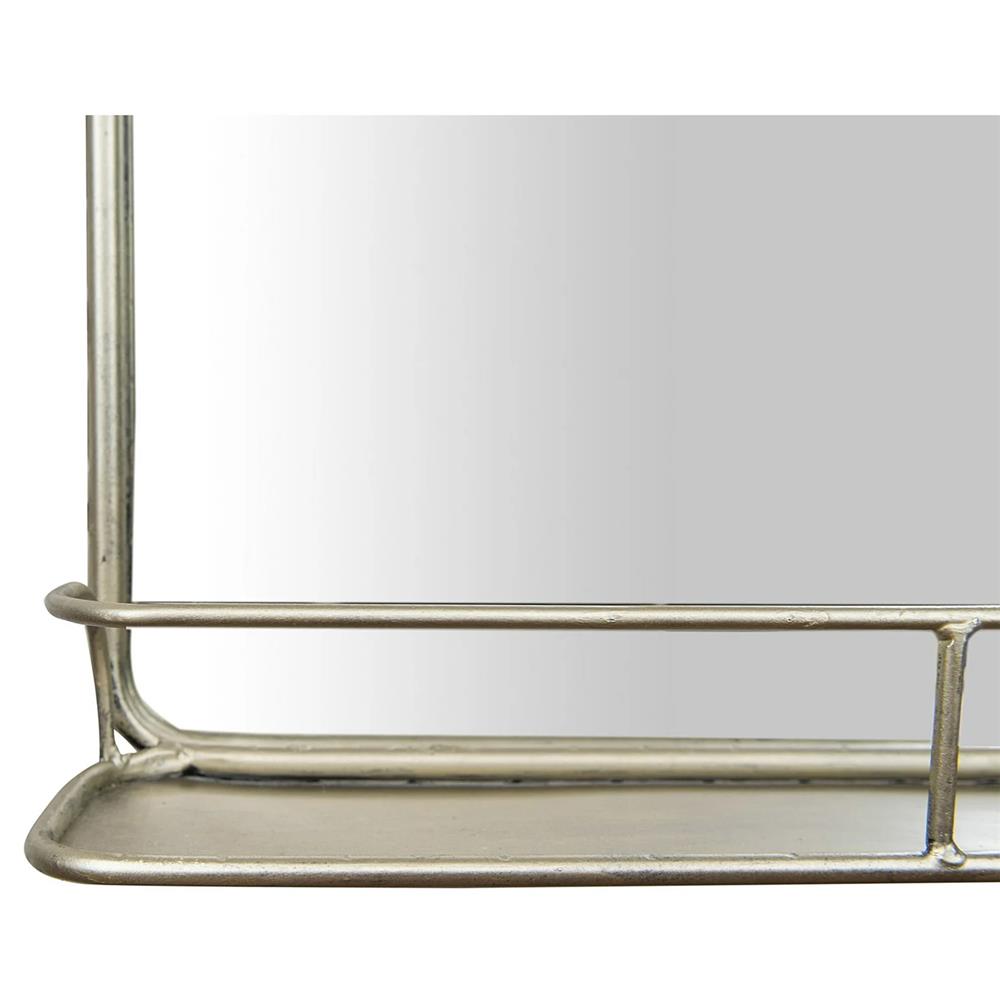 Beauden Modern Classic Antique Nickel Wall Mirror|