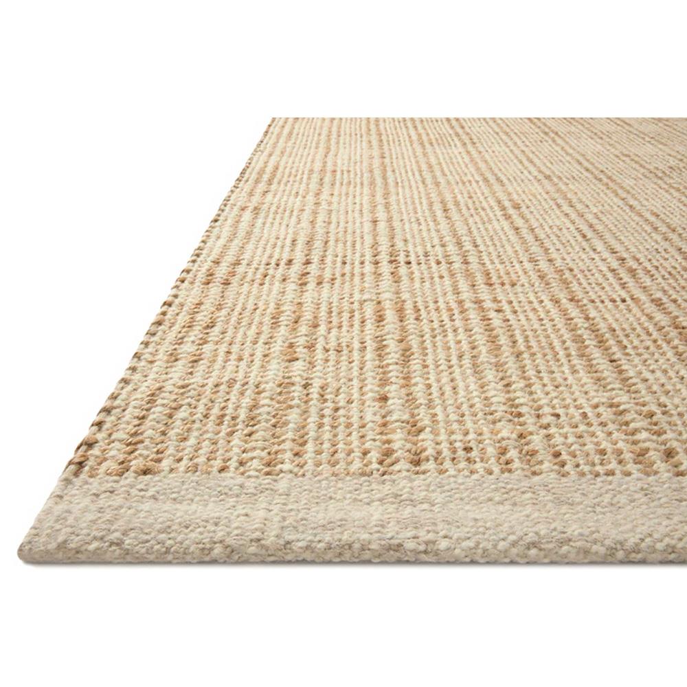 Wrenlow Coastal Natural Striped Jute Rug - 2'6