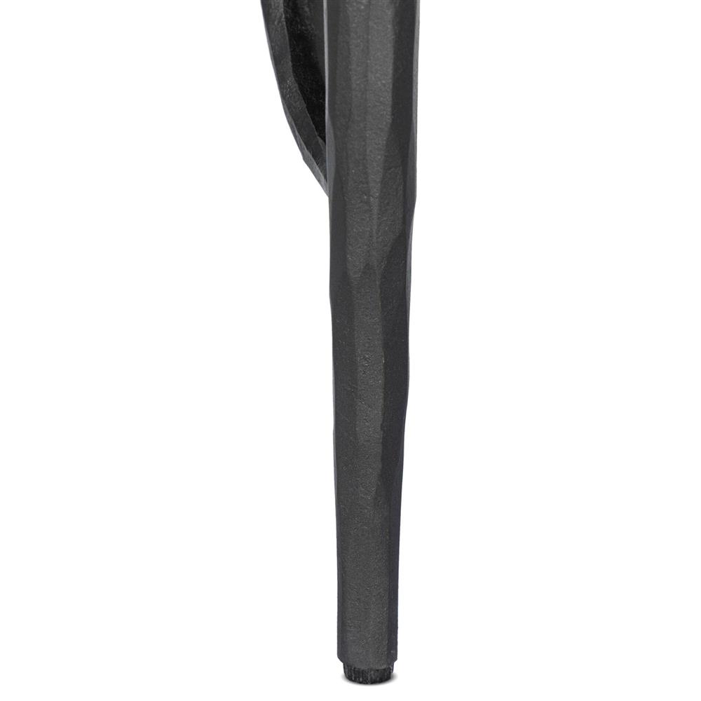 Ceasar French Country Black Iron Square Coffee Table|