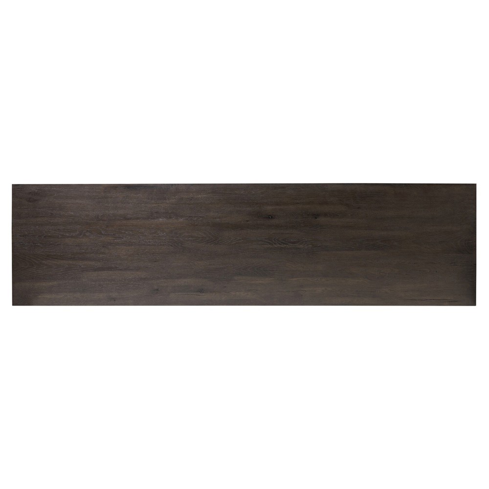 Lana Rustic Lodge Black Oak Wood Sideboard|