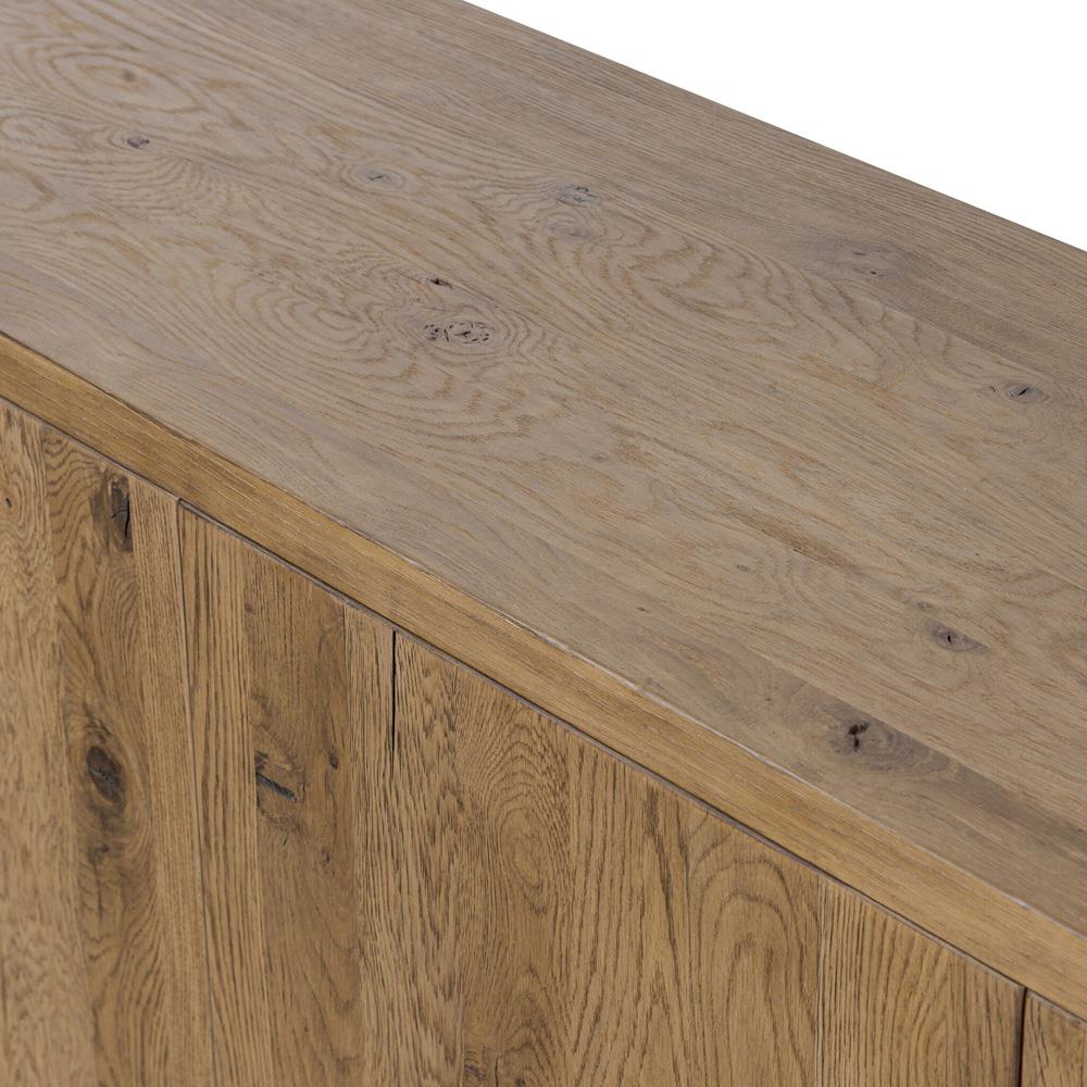 Slade Rustic Lodge Brown Oak Media Cabinet - 94"|