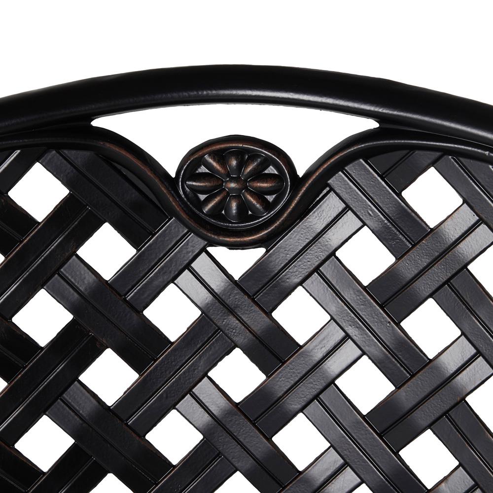 Provance Green Sunbrella Ancient Earth Black Outdoor Dining Chair|