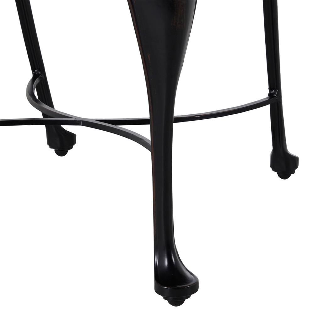 Provance Beige Sunbrella Ancient Earth Black Outdoor Dining Chair|