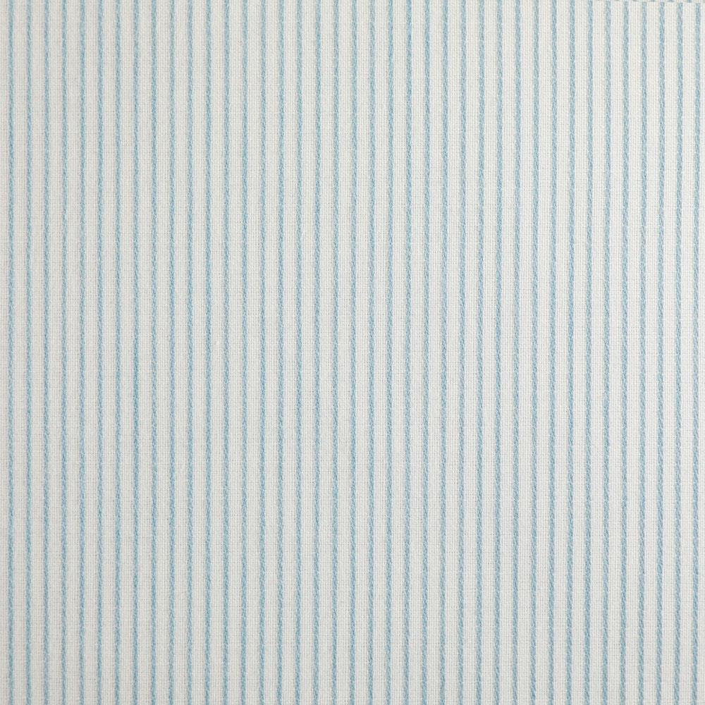 Presley Coastal Light Blue Pinstripe Indoor Outdoor Throw Pillow - 20x20|