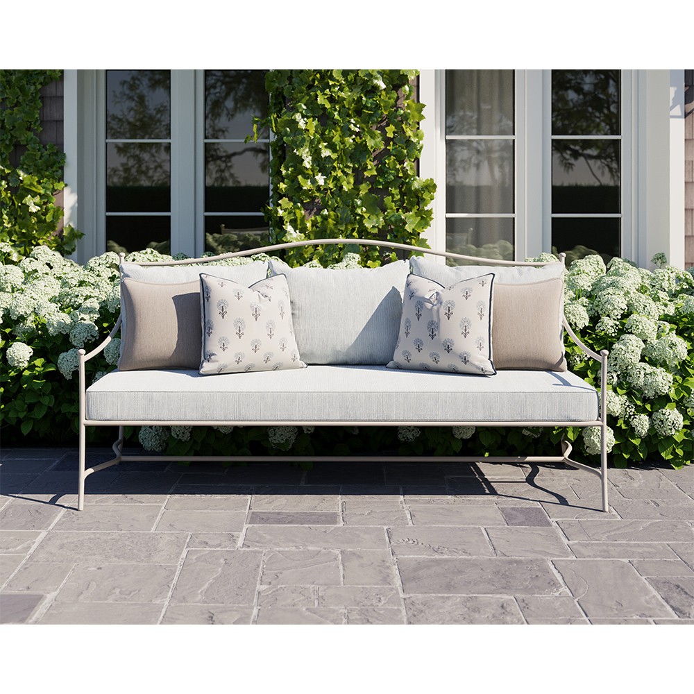 Averie Modern Classic Beige Indoor Outdoor Throw Pillow - 20x20|