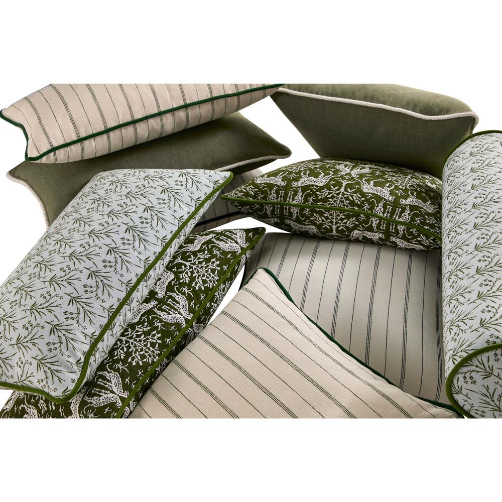 Averie Modern Classic Green Indoor Outdoor Throw Pillow - 20x20|