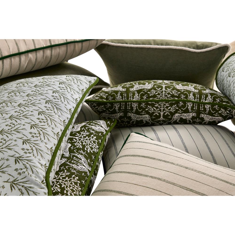 Averie Modern Classic Green Indoor Outdoor Throw Pillow - 20x20|