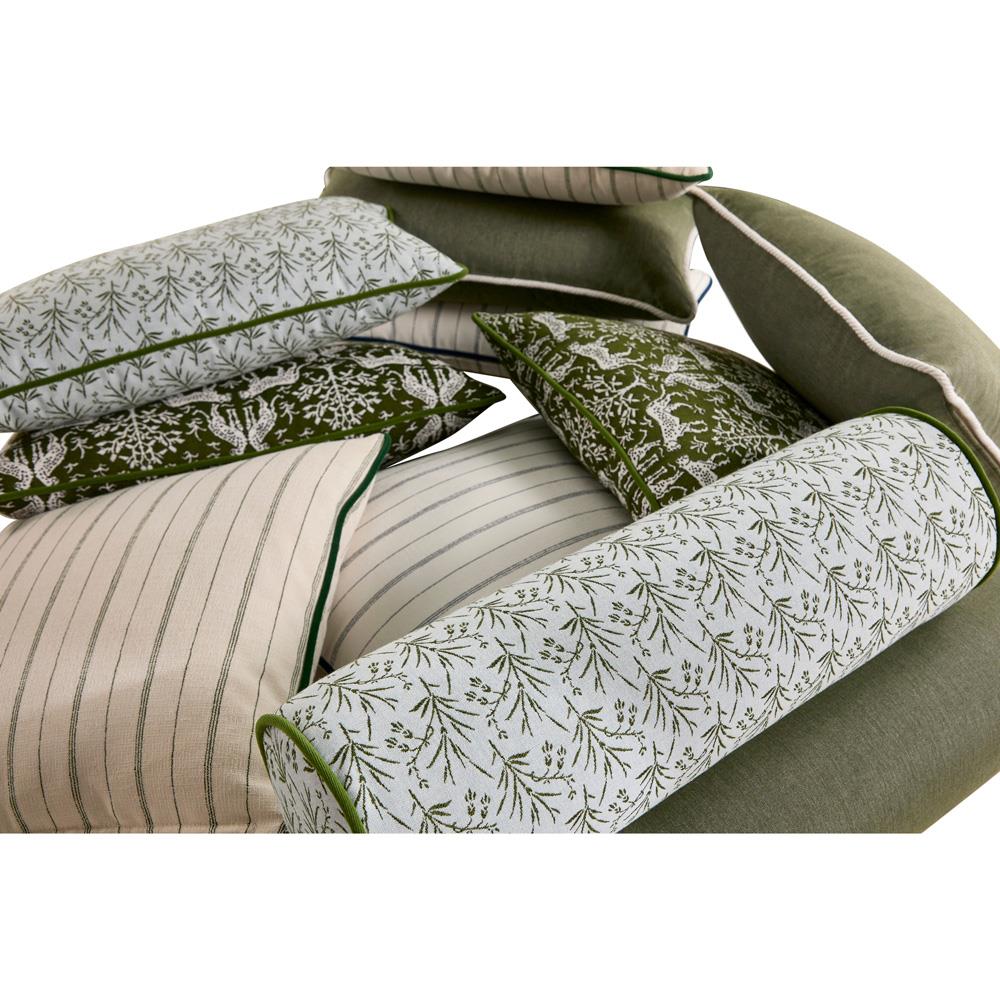 Averie Modern Classic Green Indoor Outdoor Throw Pillow - 20x20|