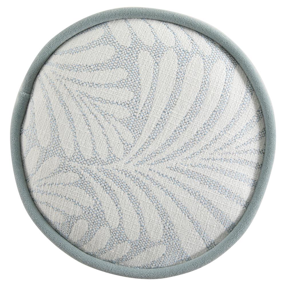 Finn French Light Blue Botanical Indoor Outdoor Bolster Pillow - 8x25|