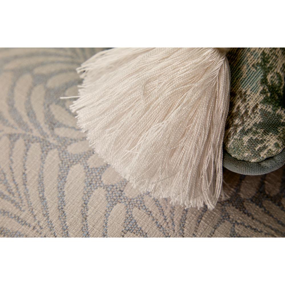 Finn French Light Blue Botanical Indoor Outdoor Throw Pillow - 20x20|