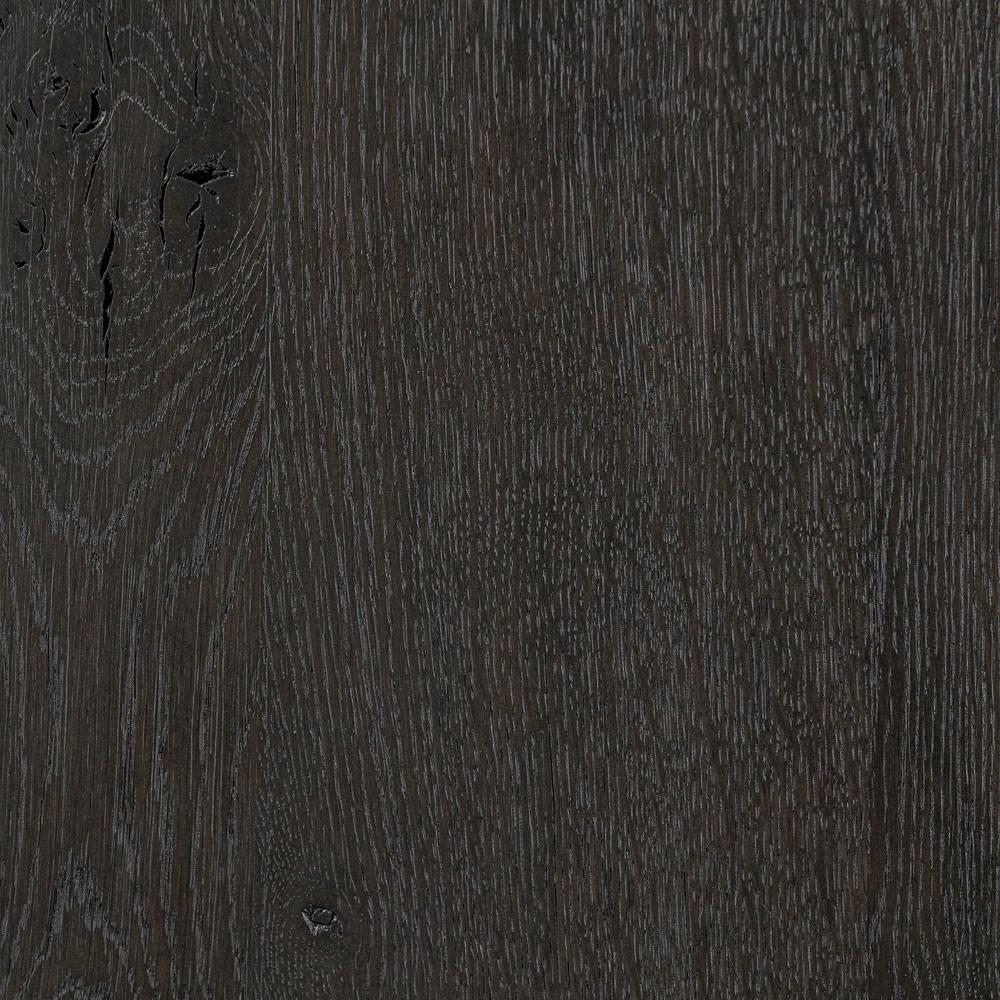 Slade Rustic Lodge Black Oak Wood Wide Bookcase|